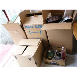 Lot of misc. items: baskets, kerocene lamps, etc.(214)