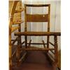 Image 1 : Woven seat rocker, American circa 1900 (214)