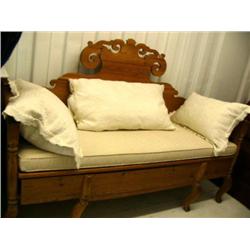 Pine Danish bench circa 1860 (214)