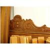 Image 2 : Belgin carved oak bed (214)