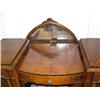 Image 2 : American walnut vanity with mirror and stool circa 1920 (214)