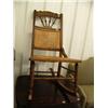 Image 1 : American woven seat sewing rocker (214)