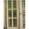 Image 2 : Fabulous stained glass antique door and entry way with jewels and leaded glass (214)