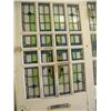 Image 3 : Fabulous stained glass antique door and entry way with jewels and leaded glass (214)