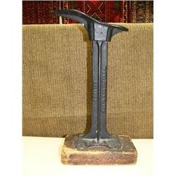 Old shoe shine stand by Eclipse, Pat'd May 1st 1894 (214)