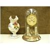 Image 1 : Anniversary clock with floral pattern, Ceramic vase made in New York by Ardalt (214)