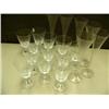 Image 2 : Lot of 18 stem ware: 6 flutes, 12 wine (214)