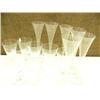 Image 3 : Lot of 18 stem ware: 6 flutes, 12 wine (214)
