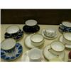 Image 3 : Set of 14: fabulous collection of blue and white Russian saucers and other beautiful cups and saucer