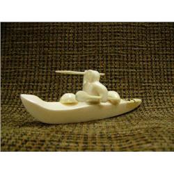 Ivory hunter in kayak by Mark Seeganna (2)