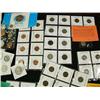 Image 5 : Lot of coins including: Citrine, opal, topaz, buffalo nickels, wheat pennies, 1 silver certificate, 