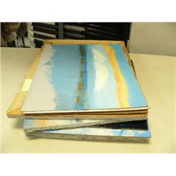 Lot of 10 original art on artist board and canvas (2)