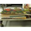 Image 1 : Lot of original art on artist board and canvas (2)