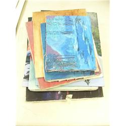Lot of original art on artist board and canvas (2)
