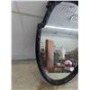 Image 3 : Wall Mirror with Detailed Frame 17 1/2'' x 28'' 