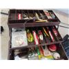 Image 3 : Tackle Box with Hooks, Lures & Fishing Rods