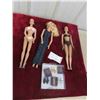 Image 1 : (3) 16'' Tonner Tyler Wentworth Dolls , 3 Pairs of Tyler Evening Shoes 