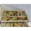 Image 2 : Fishing Tackle Box with Lures, Hooks, Jigs, Utility Tool & More