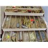 Image 3 : Fishing Tackle Box with Lures, Hooks, Jigs, Utility Tool & More