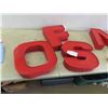 Image 2 : 7 Signage Letters Approx. 15'' x 15'' Each