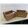 Image 1 : 2 Wood Crates Pepsi & 7UP