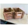 Image 2 : 2 Wood Crates Pepsi & 7UP