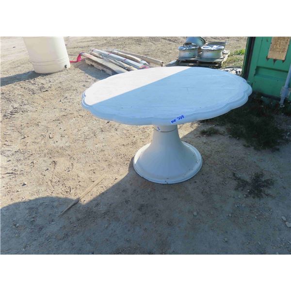 Table 27'' Tall x 46'' Across