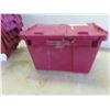 Image 2 : 9 Storage Totes All with Lids 9 1/2'' x 15'' x 11''