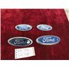 Image 1 : 4 Ford Emblems Largest is 3'' x 7''