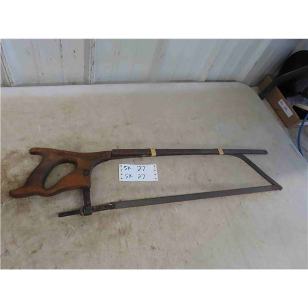 Vintage Meat Saw 21'' Blade with 4 Extra Blades 