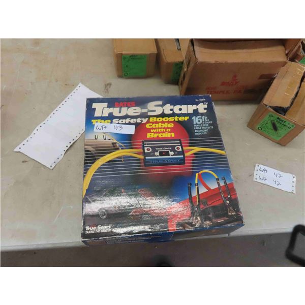 New True Start Booster Cables