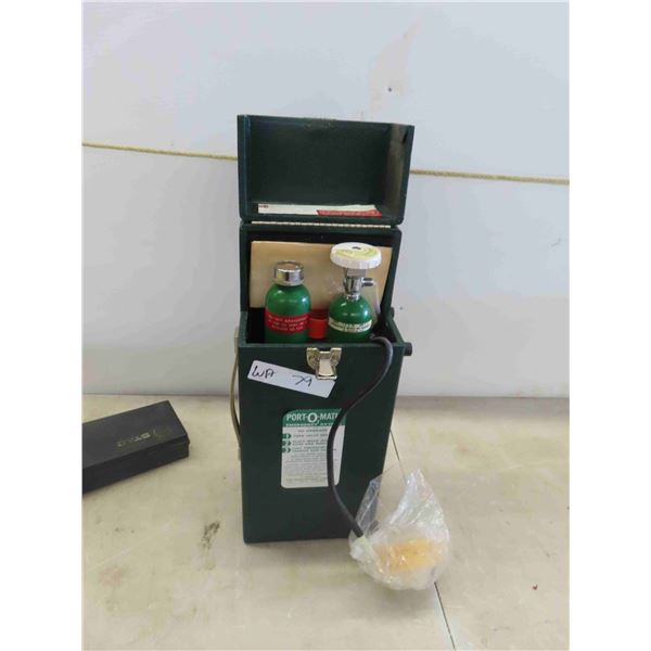 Portomatic Emergency Oxygen Tank with Case 