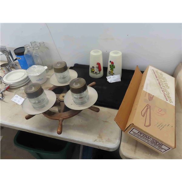 Ship Steerng Wheel Light, Ceiling Fan Blades, Nursery Rhyme Light Shade 