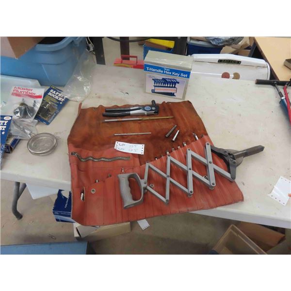 Heavy Duty Industrial Riveter, T Handle Hex Key, Reamers