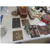 Image 2 : Vintage Door Hardware : Hooks, Light Fixture, Door Knobs, Plus 