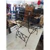 Image 2 : Wrought Iron Stool - Needs Cushion 