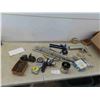 Image 1 : Levels, Caulking Gun, Tape Measure, Hole Saw, Drill Chuck, Heat Gun, Plus