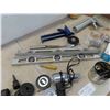 Image 3 : Levels, Caulking Gun, Tape Measure, Hole Saw, Drill Chuck, Heat Gun, Plus