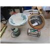 Image 1 : Convex Picture with Brass Frame, Bottle Cutter, Humidifier
