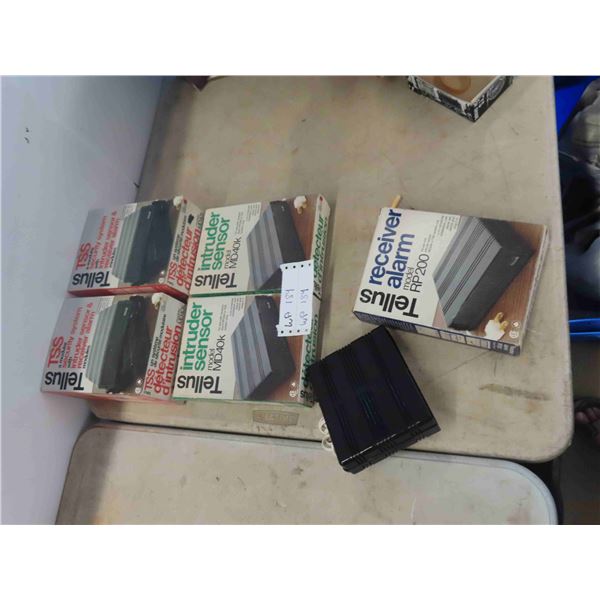 New Old Stock Tellus Intruder Sensor, Receiver Alarm, Security System