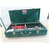 Image 2 : Coleman Model 446B 3 Burner Cooker with Stand - Excellent Condition