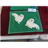 Image 2 : 2 Frobisher Bay Hand Crafted Canadian Inuit Place Mats 11'' x 14'' 