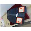 Image 1 : Hand Crafted Denim Vest with Orange Appique Pockets