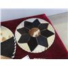 Image 3 : 3 Round Mats of Hide (1) 15 1/2'' Across (2) 12'' Across