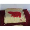 Image 2 : 4 Hand Crafted Inuit Display (3) 8'' x 9'' (1) 6'' x 16''