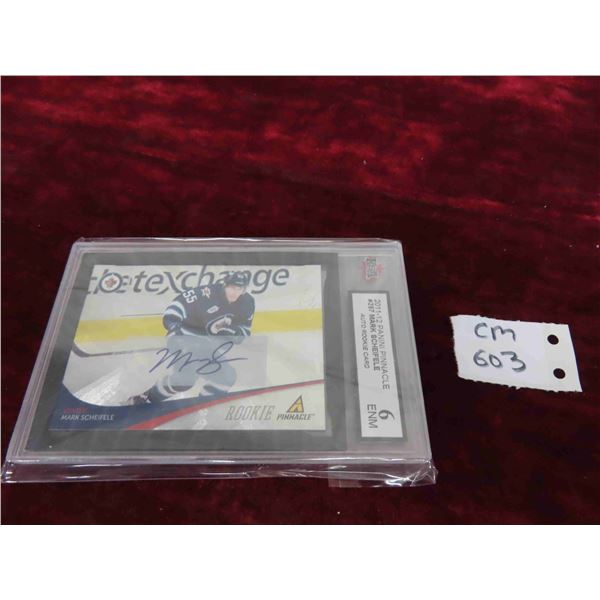 Graded Mark Scheifele Winnipeg Jets Auto Rookie Card 