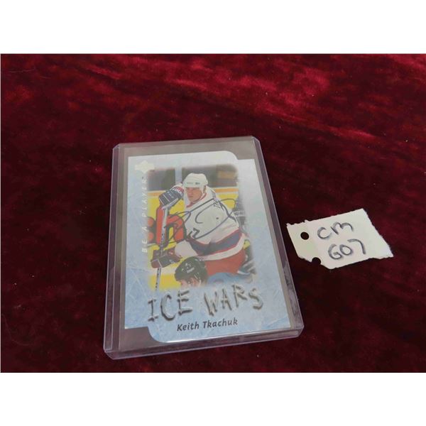 Signed Keith Tkachuk Winnipeg Jets Card 