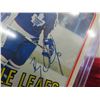 Image 3 : Signed Bill Derlago Toronto Maple Leafs Card