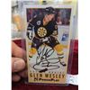 Image 2 : Signed Glen Wesley Boston Bruins Card
