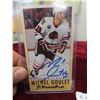 Image 2 : Signed Michel Goulet Chicago Blackhawks Card